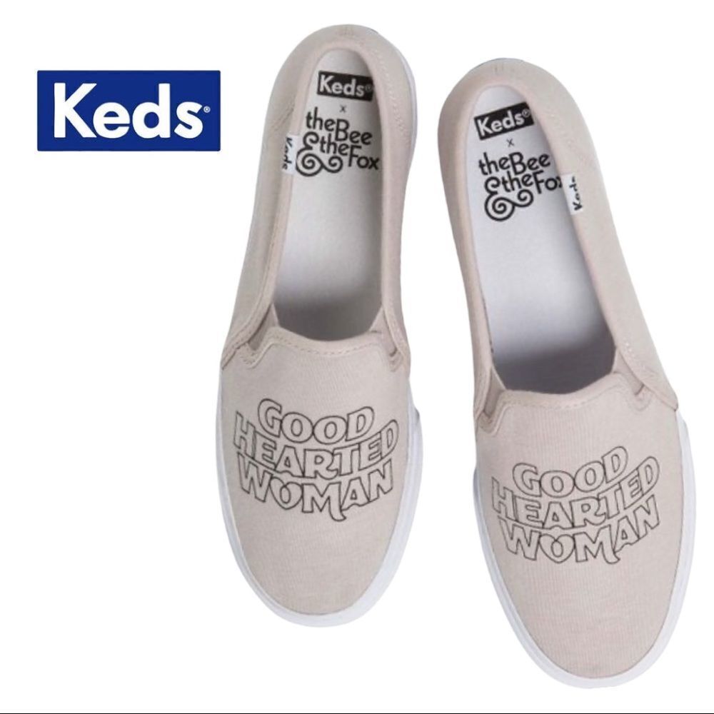 NEW Keds Lavender The Bee & The Fox Double Decker Women's Sneakers 7 7.5 8